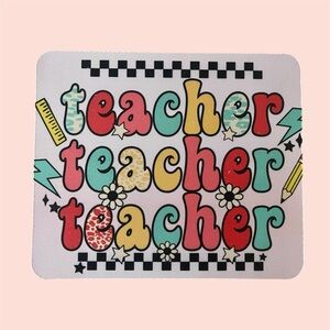 Colorful Teacher Mouse Pad